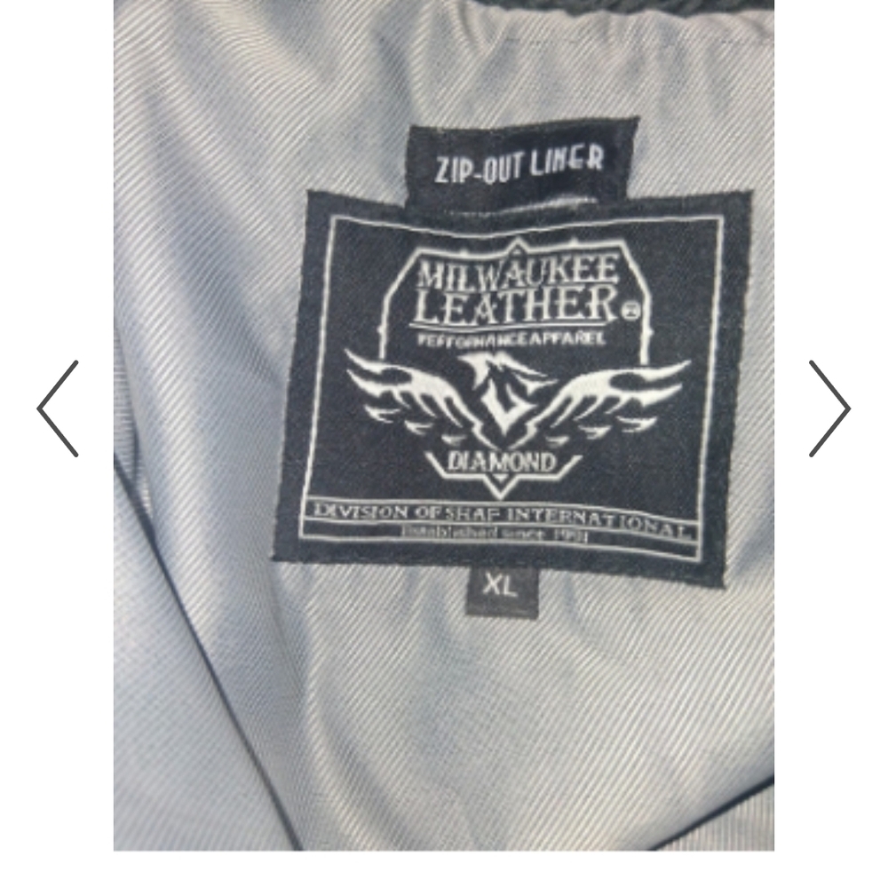 Men's Gray Performance Leather Jacket - image 11